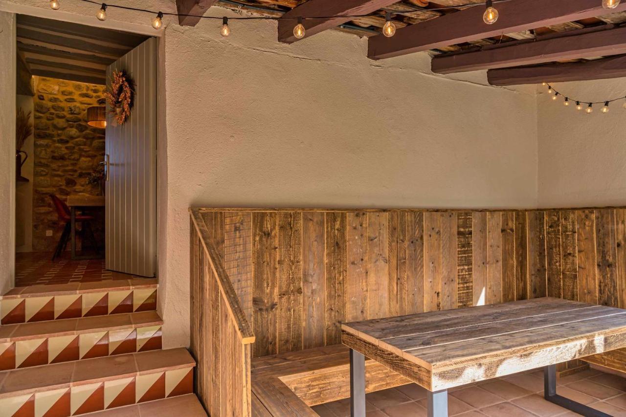 Villa El Molino De Besalu Casa Con Jardin Exterior foto