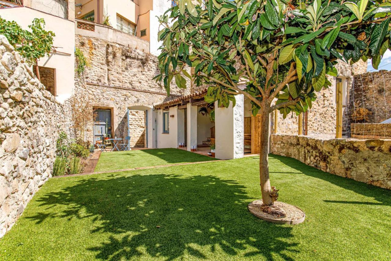Villa El Molino De Besalu Casa Con Jardin Exterior foto