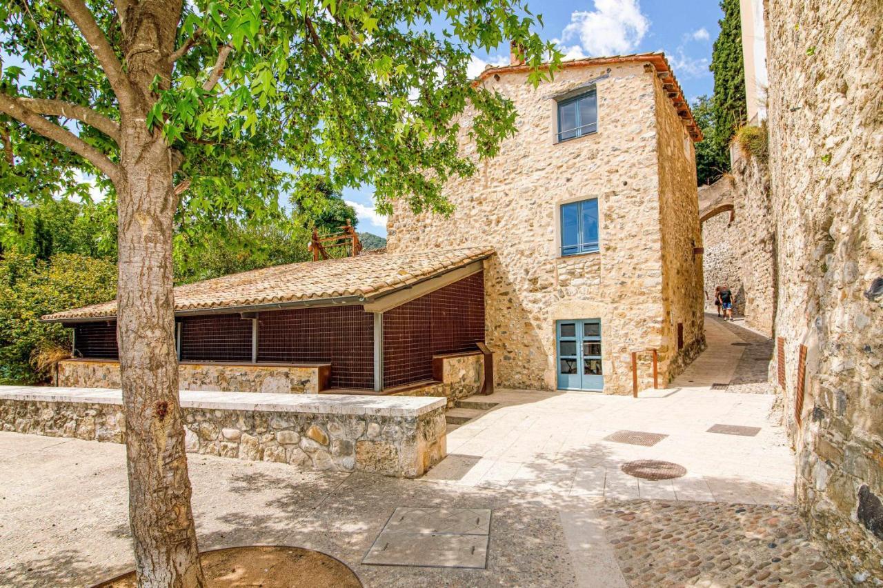 Villa El Molino De Besalu Casa Con Jardin Exterior foto